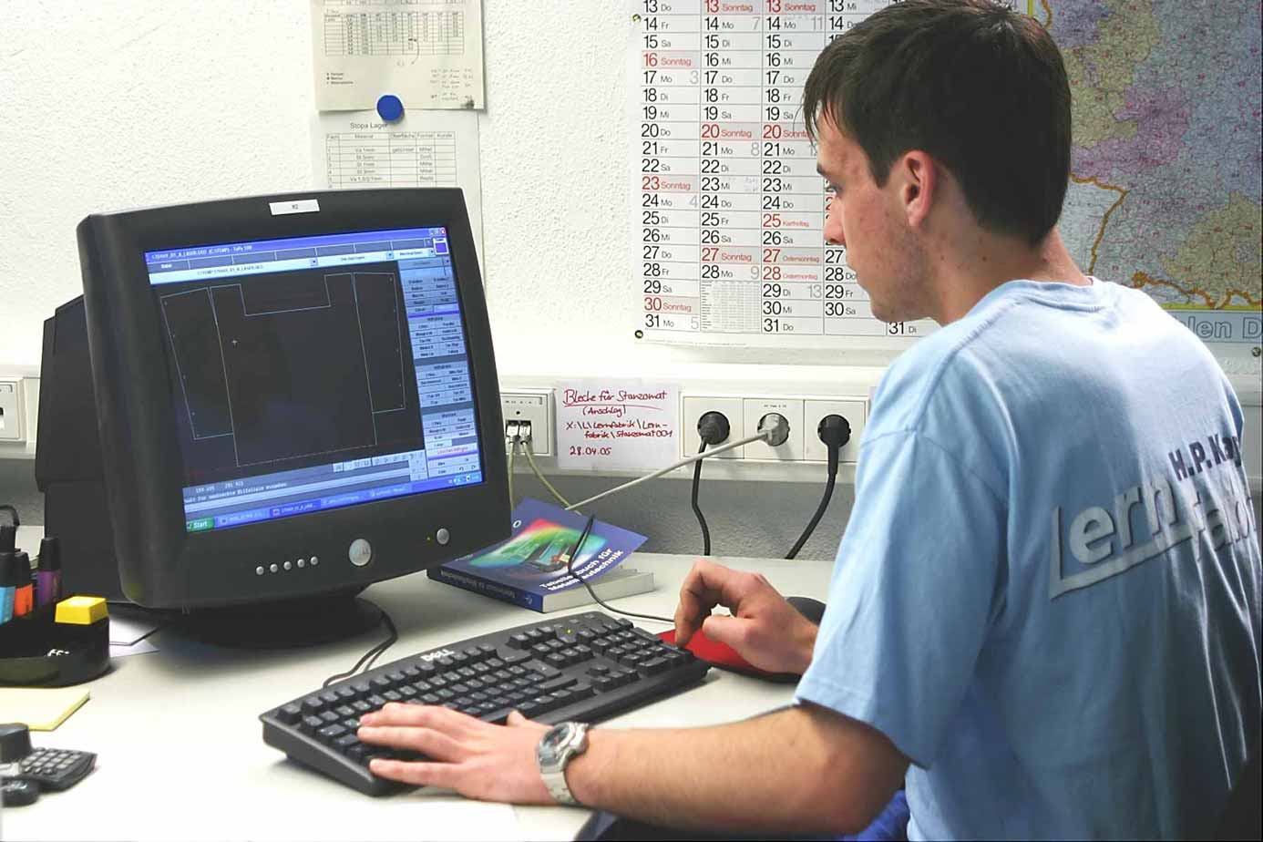 Kai Klenks Start in der LernFabrik im Jahr 2002